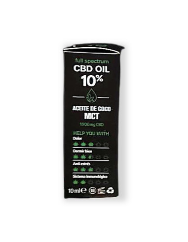 Aceite CBD 10 % full spectrum con MCT 10 ml | CBD Green 420