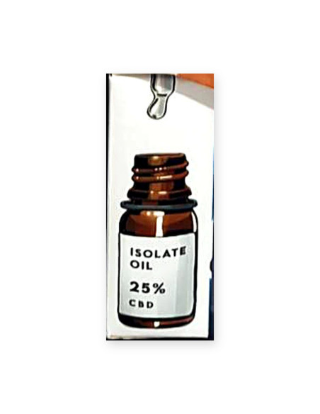 Isolate Oil aceite de CBD aislado 25 % | CBD Green 420