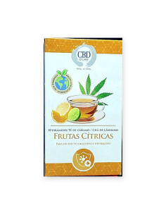 Infusión de cáñamo Frutas Cítricas 10 pirámides · CBD Cure | CBD Green 420
