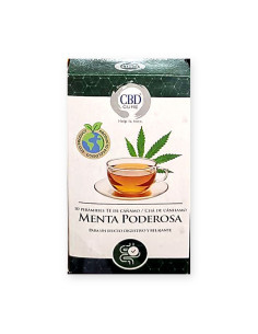 Hemp tea Mighty Mint 10 pyramids · CBD Cure | CBD Green 420
