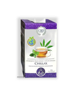 Hemp tea Chillax 10 pyramids · CBD Cure | CBD Green 420