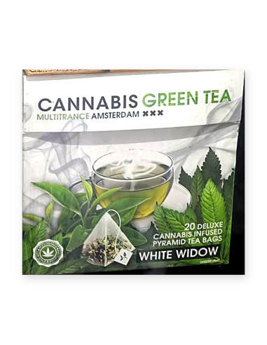 Cannabis Green Tea White Widow 20 deluxe pyramids · Multit | CBD Green 420