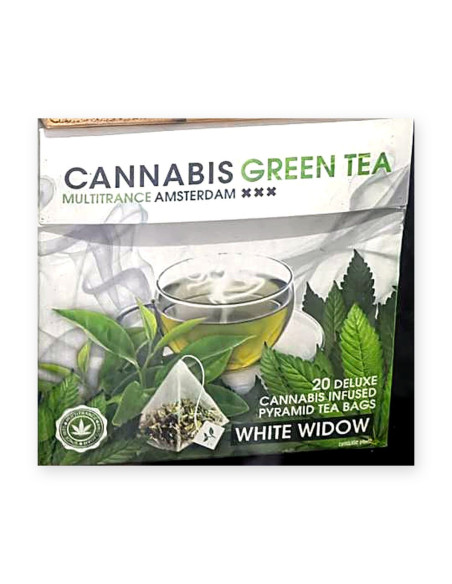 Cannabis Green Tea White Widow 20 deluxe pyramids · Multit | CBD Green 420