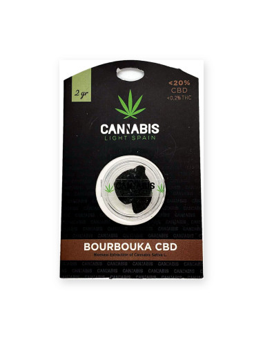 Bourbouka CBD Hash 2 g (20% CBD) | CBD Green 420