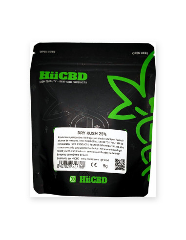 Hash CBD Dry Kush 25 % 5 g HiiCBD | CBD Green 420