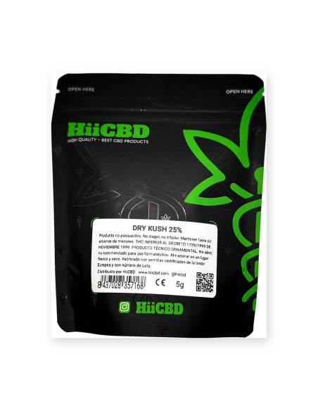 Hash CBD Dry Kush 25 % 5 g HiiCBD | CBD Green 420