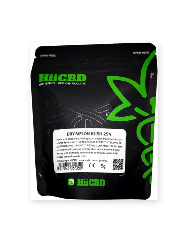Hash CBD Dry Melon Kush 25 % 5 g HiiCBD | CBD Green 420