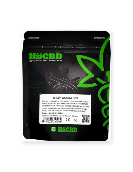 Hash CBD Willy Wonka 35 % 5 g HiiCBD | CBD Green 420