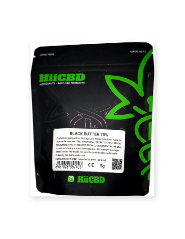 Black Butter 70% CBD Hash 5 g HiiCBD | CBD Green 420