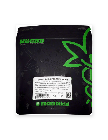 Flor CBD Frosted Small Buds Hidropónica 10 g HiiCBD | CBD Green 420