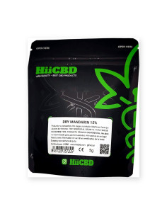 Hash CBD Dry Mandarin 15 % 5 g HiiCBD | CBD Green 420
