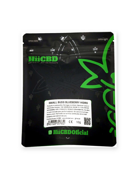 Flor CBD Blueberry Small Buds Hidropónica 10 g HiiCBD | CBD Green 420