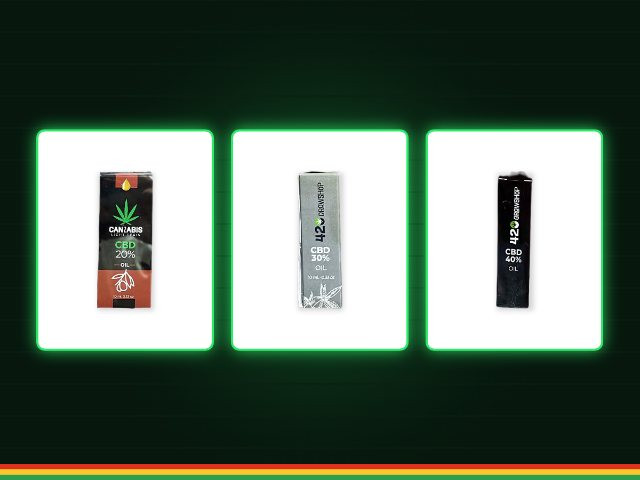 Aceite de CBD al 20 %, 30 % o 40 %: cuál elegir